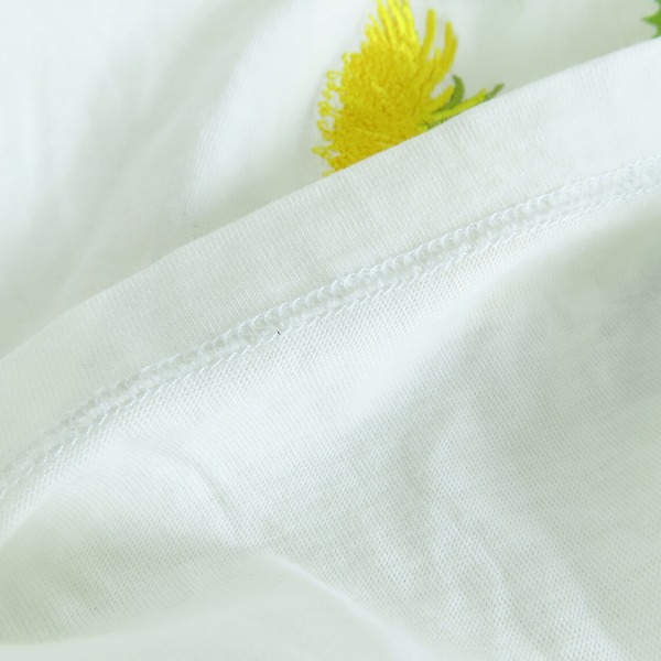 実際に弊社で買取させて頂いたLOEWE/ロエベ 23ss フラワーパッチ プリント 刺繍 Tシャツ/Mの画像 8枚目