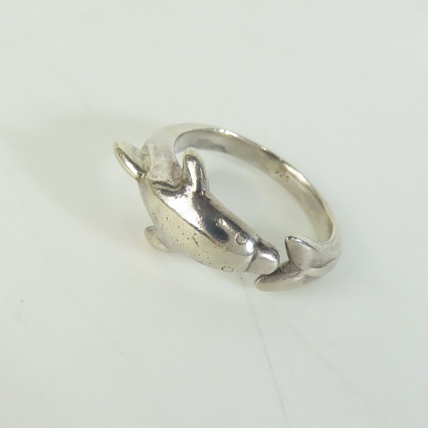 実際に弊社で買取させて頂いたHOLLYWOOD RANCH MARKET/ハリウッドランチマーケット ドルフィン/イルカ リング 18.5-19号
