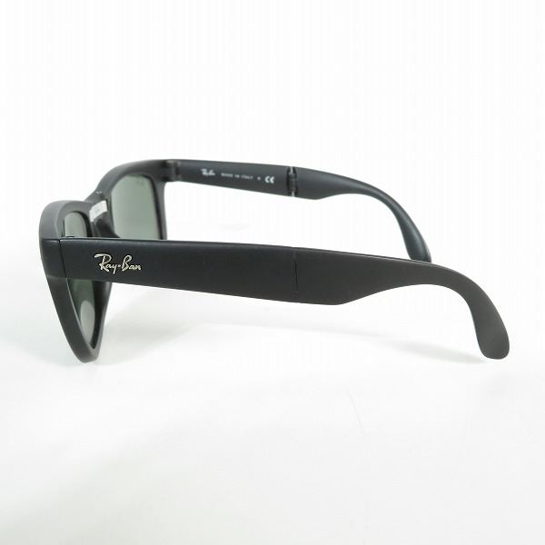 実際に弊社で買取させて頂いたRay-Ban/レイバン FOLDING WAYFARER/ウェイファーラー 折り畳み サングラス/アイウェア ブラック RB4105 601-Sの画像 2枚目