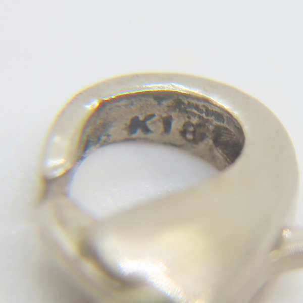 実際に弊社で買取させて頂いた【証明書付】Bloody Mary/ブラッディマリー K18cg ベビーマーメイド チェーン/50cmの画像 4枚目