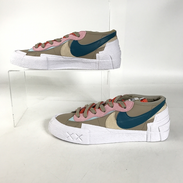 実際に弊社で買取させて頂いた【未使用】NIKE×SACAI×KAWS/ナイキ×サカイ×カウズ BLAZER LOW REED/ブレーザーロー リード DM7901-200/26の画像 3枚目