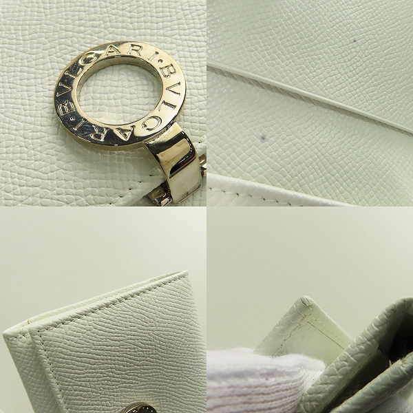 実際に弊社で買取させて頂いたBVLGARI/ブルガリ 金具 ロゴクリップ 二つ折り財布 コインケース カードケース の画像 6枚目