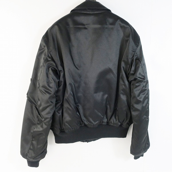 実際に弊社で買取させて頂いたALPHA INDUSTRIES/アルファインダストリーズ フライトジャケット 2600 ブラック/Lの画像 1枚目