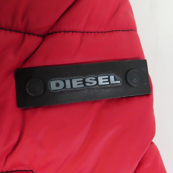 実際に弊社で買取させて頂いたDIESEL/ディーゼル ジップアップ ダウンジャケット/Lの画像 5枚目
