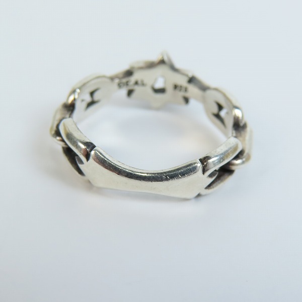 実際に弊社で買取させて頂いたDEAL DESIGN/ディールデザイン スター/チェーン リング 17号の画像 4枚目