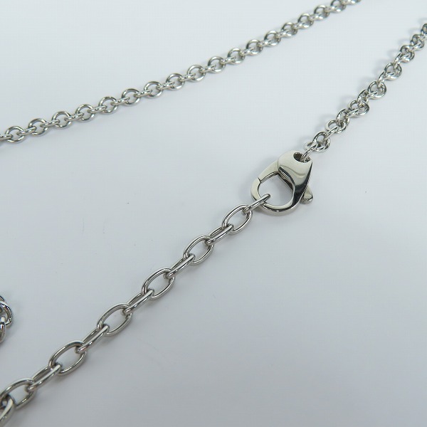 実際に弊社で買取させて頂いたDIESEL/ディーゼル ロゴプレート ドッグタグ シルバーカラー ペンダント/ネックレスの画像 5枚目