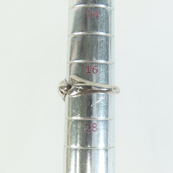 実際に弊社で買取させて頂いたHOLLYWOOD RANCH MARKET/ハリウッドランチマーケット ドルフィン/イルカ リング 17号の画像 8枚目