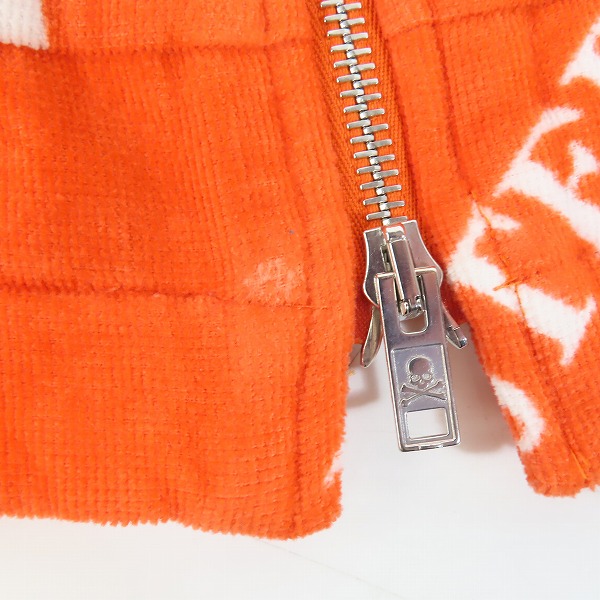 実際に弊社で買取させて頂いたMASTERMIND WORLD/マスターマインドワールド スカル ジップアップパーカー MW21S06-BL003-004/Mの画像 6枚目