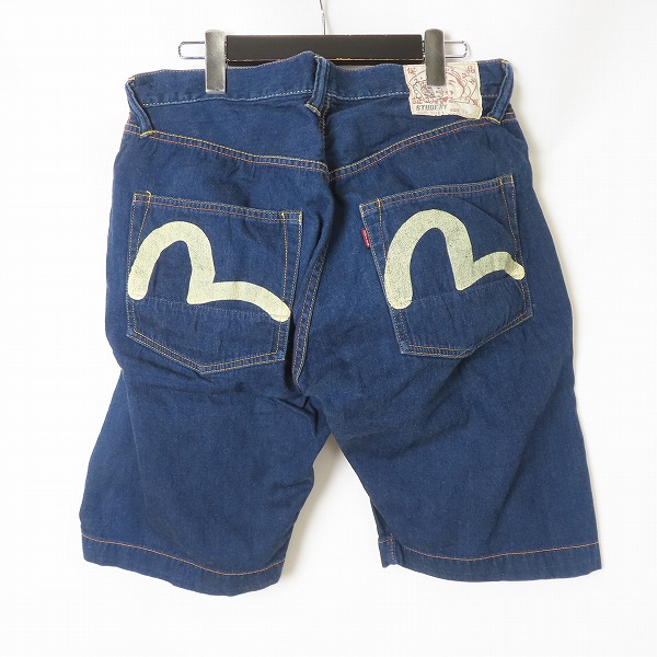 実際に弊社で買取させて頂いたEVISU/エヴィス/エビス LOT.7001 カモメ/かもめ プリント ハーフパンツ 36の画像 1枚目