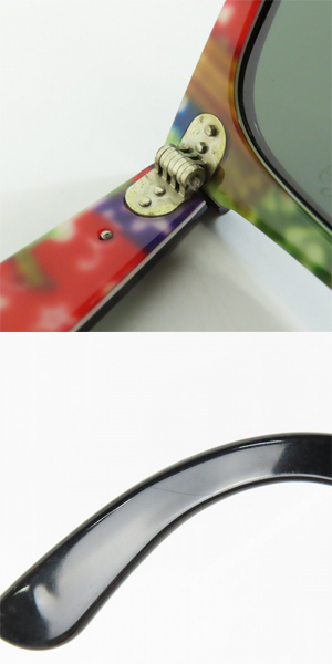 実際に弊社で買取させて頂いたRay-Ban/レイバン WAYFARER/ウェイファーラー サングラス SPECIAL SERIES #11/RB2140 1136の画像 8枚目