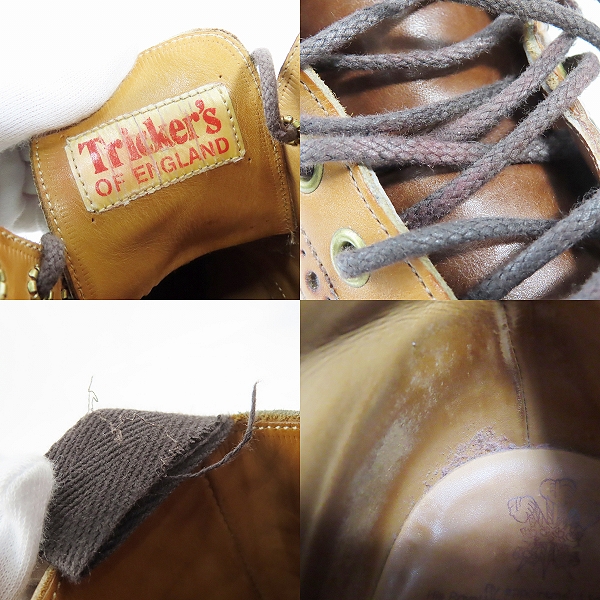 実際に弊社で買取させて頂いたTricker's×Hummingbirds'hill/トリッカーズ×ハミングバーズヒル 別注 ウィングチップ カントリーブーツ M2508/7の画像 7枚目