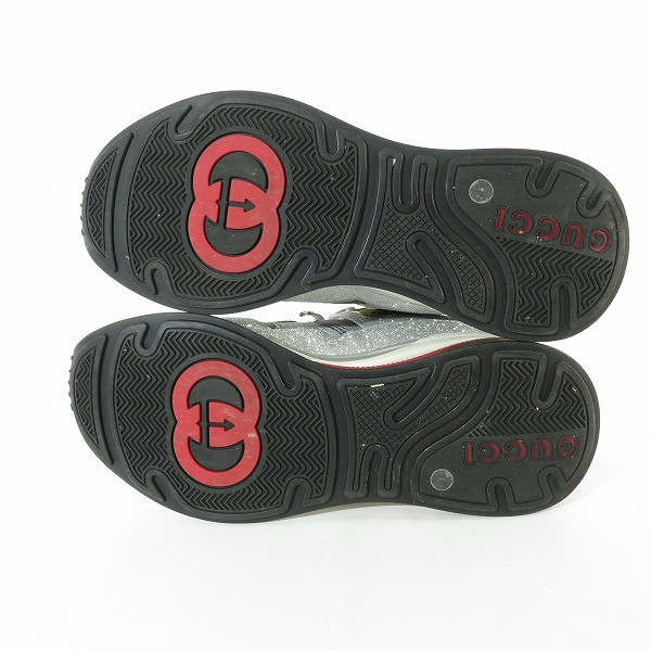 実際に弊社で買取させて頂いたGUCCI/グッチ Ultra Space Trainer ウルトラスペース グリッター スニーカー/8の画像 2枚目