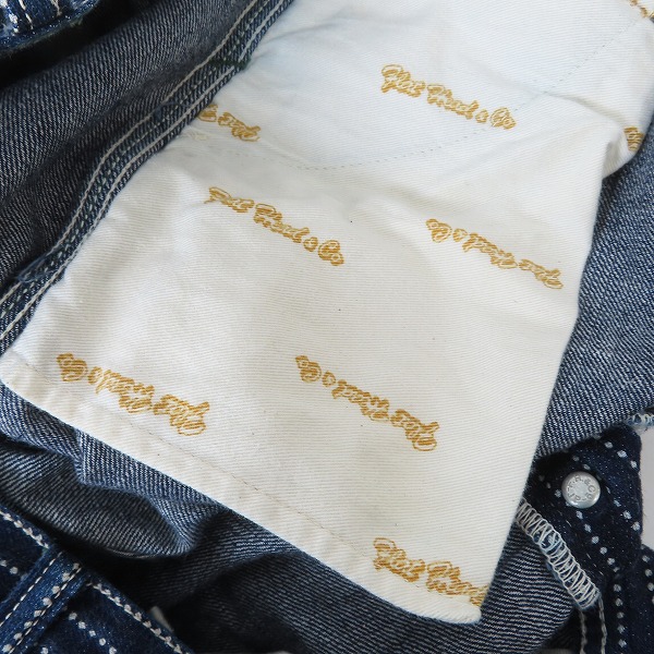 実際に弊社で買取させて頂いたTHE FLAT HEAD/フラットヘッド ウォバッシュストライプ ペインターパンツ/32の画像 7枚目