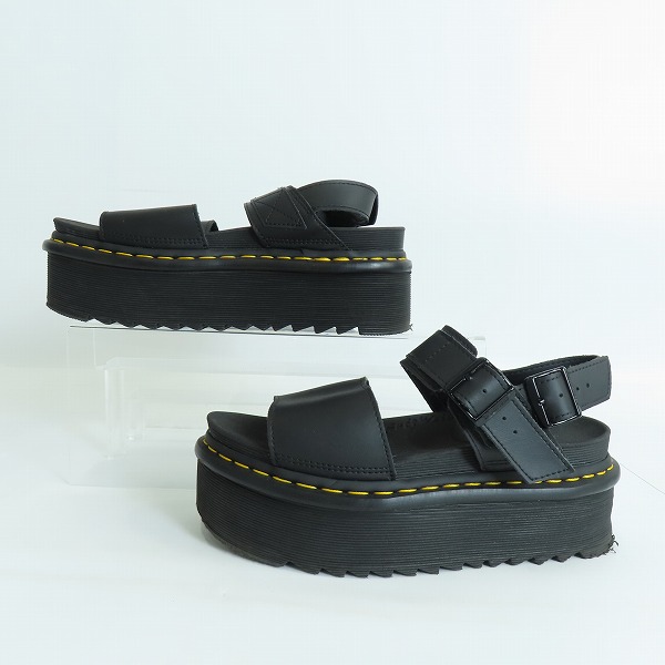 実際に弊社で買取させて頂いたDr.Martens/ドクターマーチン VOSS QUAD/ヴォス レザー 厚底 サンダル 26725001/UK5の画像 3枚目