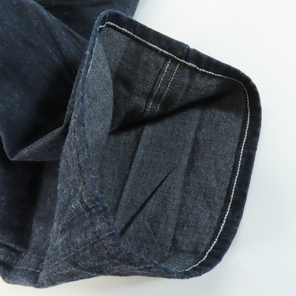実際に弊社で買取させて頂いたSUGAR CANE/シュガーケーン HEAD LIGHT/ヘッドライト ブルーデニム ダンガリー 11oz. BLUE DENIM DUNGAREES HD41788 38の画像 6枚目