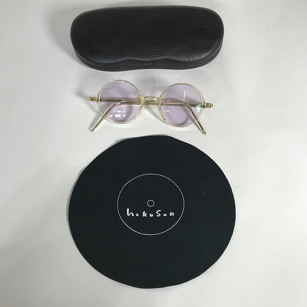 実際に弊社で買取させて頂いた白山眼鏡店/ハクサンガンキョウテン ラウンド メガネフレーム アイウェアの画像 7枚目