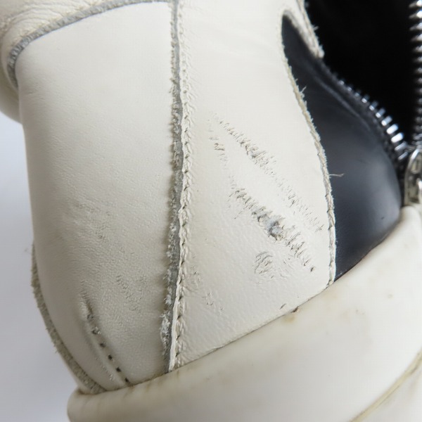 実際に弊社で買取させて頂いたRICK OWENS/リックオウエンス GEOBASKET ジオバスケット ハイカットスニーカー 43の画像 7枚目