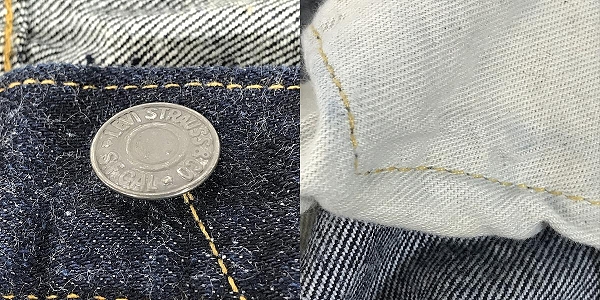 実際に弊社で買取させて頂いたLEVIS/リーバイス 501XX 555刻印 BIG E デニムパンツ/ジーンズ 501-0003/34の画像 9枚目