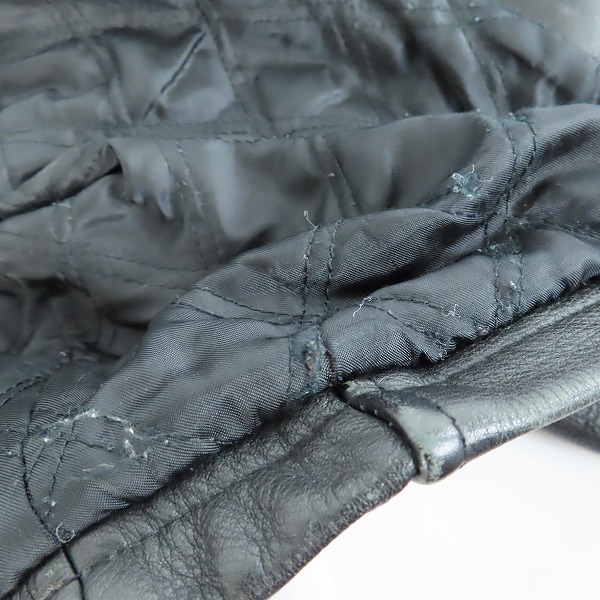 実際に弊社で買取させて頂いた Harley-Davidson/ハーレーダビッドソン  バック刺繍 本革レザー シングルライダース/40351/Mの画像 6枚目