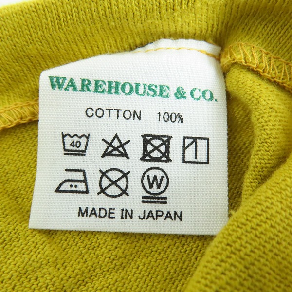 実際に弊社で買取させて頂いたWAREHOUSE/ウェアハウス ヘンリーネック Tシャツ DUBBLE WORKS ダブルワークス Mの画像 3枚目