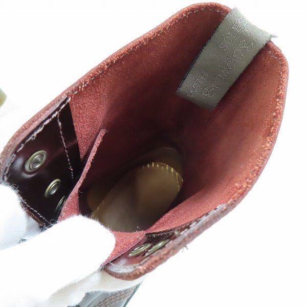 実際に弊社で買取させて頂いたDr.martens/ドクターマーチン LANGSTON/ラングストン エナメル 8ホール ブーツ/UK10の画像 4枚目