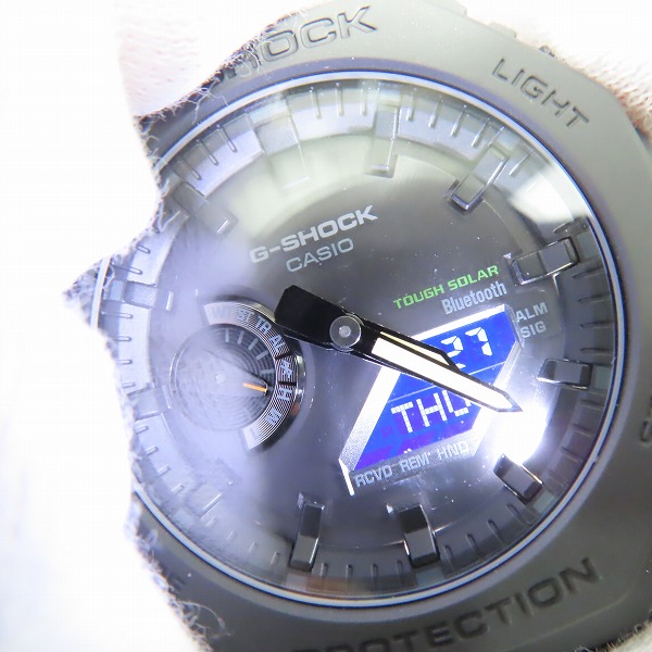 実際に弊社で買取させて頂いたG-SHOCK/Gショック FOOD TEXTILE WEB限定モデル 腕時計/ウォッチ GA-B2100CT-1A5JFの画像 4枚目