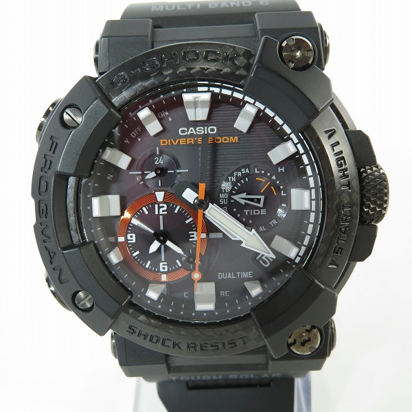 実際に弊社で買取させて頂いた【保証期間内】G-SHOCK/Gショック FROGMAN/フロッグマン Bluetooth ソーラー電波時計 GWF-A1000XC-1AJFの画像 1枚目