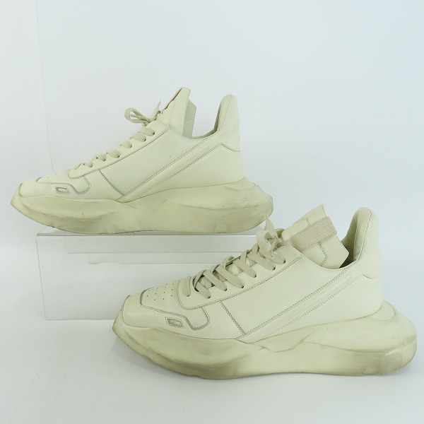 実際に弊社で買取させて頂いたRick Owens/リックオウエンス GETH RUNNER/ゲスランナー RU01B1814/42.5の画像 3枚目