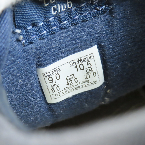 実際に弊社で買取させて頂いたWTAPS×VANS/ダブルタップス×バンズ OG Old Skool LX Dress Blue/ドレスブルー スニーカー VN0A36C8U9X/27の画像 5枚目