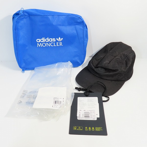 実際に弊社で買取させて頂いた【JPタグ】MONCLER×adidas/モンクレール×アディダス BASEBALL/ベースボール ロゴパッチ キャップ I209S3B00003 596J0の画像 9枚目
