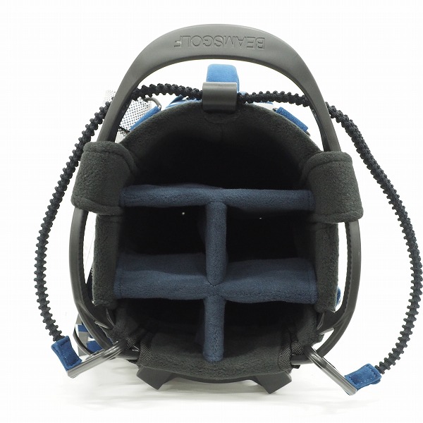 実際に弊社で買取させて頂いた【未使用】BEAMS GOLF/ビームスゴルフ NSG-COTTON CANVAS 8.5型 スタンド式 5分割キャディバッグの画像 3枚目