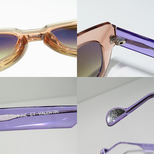 実際に弊社で買取させて頂いたAnne et Valentin/アンバレンタイン SMITH セルフレーム サングラス/アイウェアの画像 5枚目