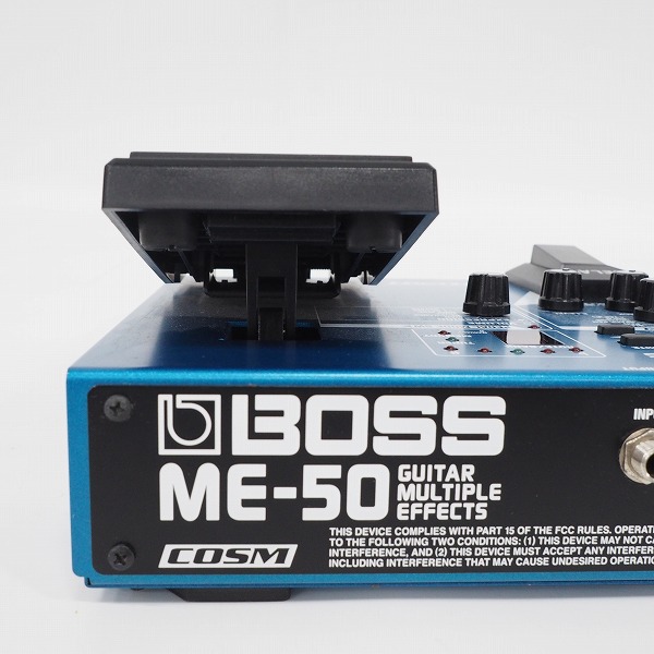 実際に弊社で買取させて頂いた BOSS/ボス ME-50 GUITAR MULTIPLE EFFECTS ギター用 マルチエフェクター ACアダプター付【動作確認済】の画像 4枚目