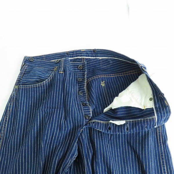 実際に弊社で買取させて頂いたThe REAL McCOY'S/ザ リアルマッコイズ THE DOUBLE DIAMOND/ザダブルダイアモンド ストライプパンツ 32-36の画像 2枚目