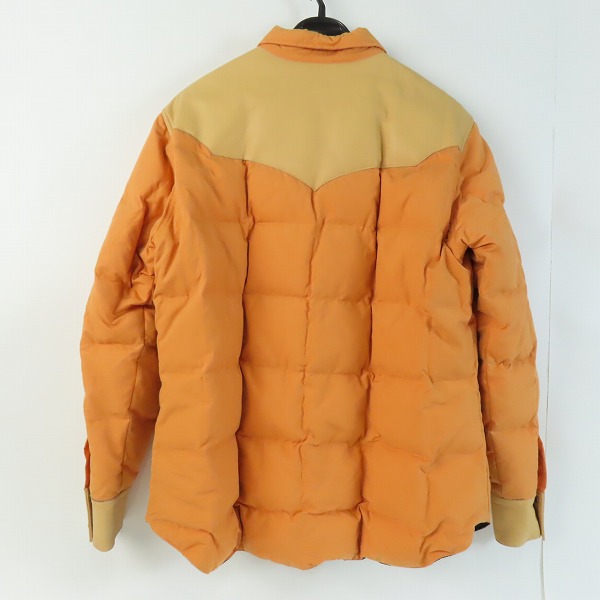 実際に弊社で買取させて頂いたTHE FLAT HEAD/フラットヘッド カウレザー ダウンジャケット/42の画像 1枚目