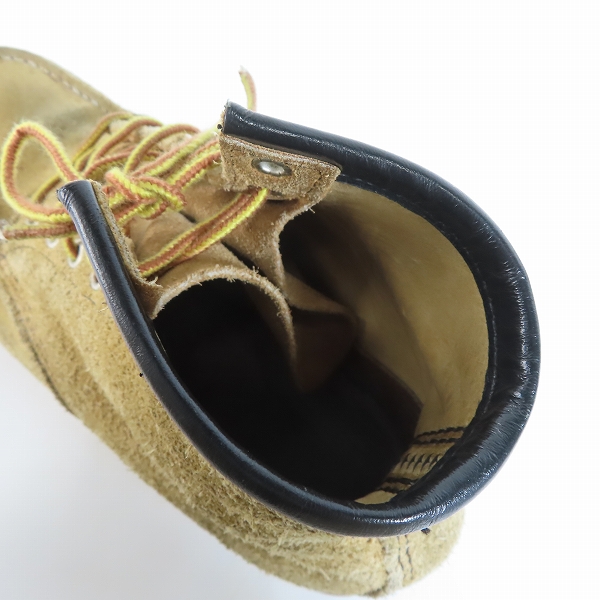実際に弊社で買取させて頂いたREDWING/レッドウィング 四角犬タグ アイリッシュセッター ブーツ/7.5Eの画像 4枚目