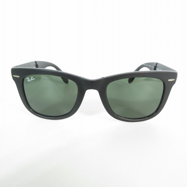 実際に弊社で買取させて頂いたRay-Ban/レイバン FOLDING WAYFARER/ウェイファーラー 折り畳み サングラス/アイウェア ブラック RB4105 601-Sの画像 1枚目