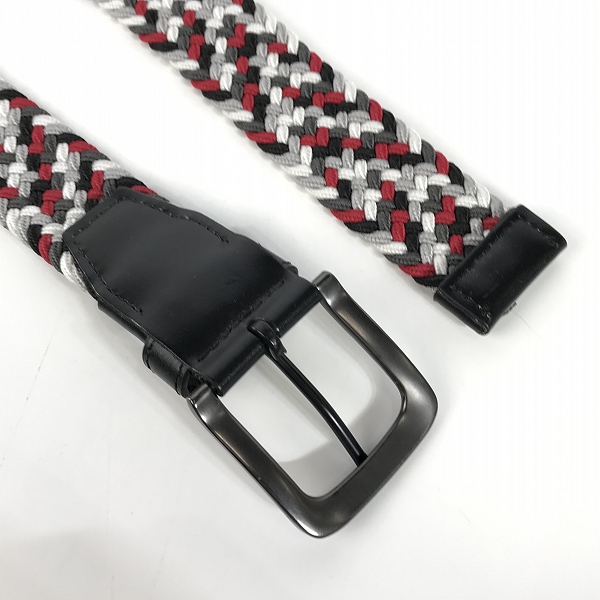 実際に弊社で買取させて頂いたNIKE GOLF/ナイキ ゴルフ G-Flex ストレッチウーブンマスターズゴルフベルト ブラック レッド の画像 2枚目