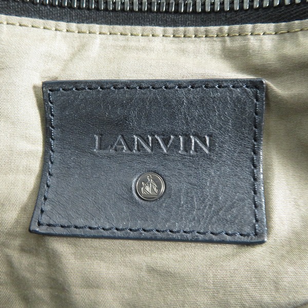実際に弊社で買取させて頂いたLANVIN/ランバン レザー ショルダーバッグの画像 4枚目