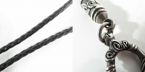 実際に弊社で買取させて頂いた【ギャラ付き】LEATHERS AND TREASURES/レザーズ＆トレジャーズ ケルティッククロス レザーネックレスの画像 7枚目