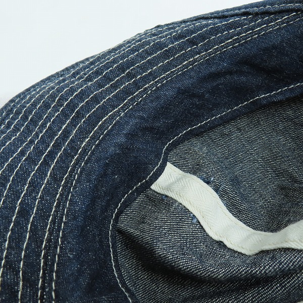 実際に弊社で買取させて頂いたBUZZ RICKSON'S/バズリクソンズ アーミーデニムキャップ BR02308/7 1/4の画像 8枚目