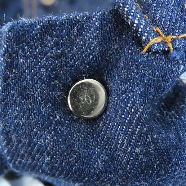 実際に弊社で買取させて頂いた【未使用】LEVI'S/リーバイス 70505-0217 日本製 デニムジャケット/42の画像 7枚目
