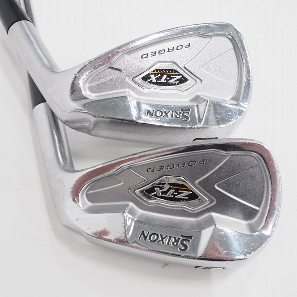 実際に弊社で買取させて頂いたDUNLOP/ダンロップ SRIXON/スリクソン Z-TX FORGED フォージド アイアン #7～9,Pw 4本セット Dynamic Gold FLEX:S200の画像 5枚目
