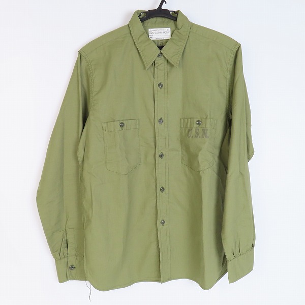 実際に弊社で買取させて頂いたThe REAL McCOY'S/リアルマッコイズ NAVAL CLOTHING USN ユーティリティシャツ ミリタリー 15