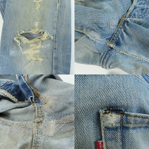 実際に弊社で買取させて頂いたLEVI'S/リーバイス 501 ボタン裏524/スモールe デニムパンツ W33/L38の画像 9枚目
