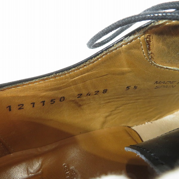 実際に弊社で買取させて頂いたBerwick/バーウィック ストレートチップ ビジネスシューズ  2428BCDA /5.5の画像 5枚目