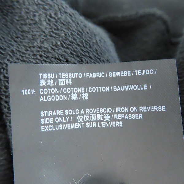 実際に弊社で買取させて頂いた【JPタグ】SAINT LAURENT PARIS/サンローランパリ プルオーバーパーカー ブラック/TT09 464581 YB2PG 1000/Mの画像 4枚目