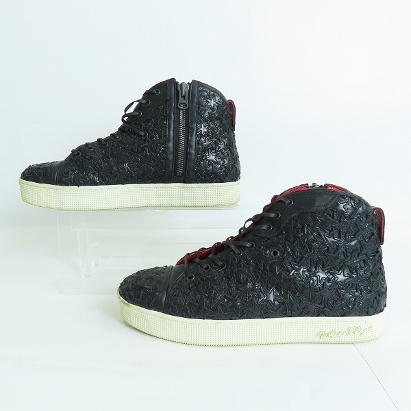 実際に弊社で買取させて頂いたWHITEFLAGS/ホワイトフラッグス サイドジップ ハイカット スニーカーの画像 3枚目