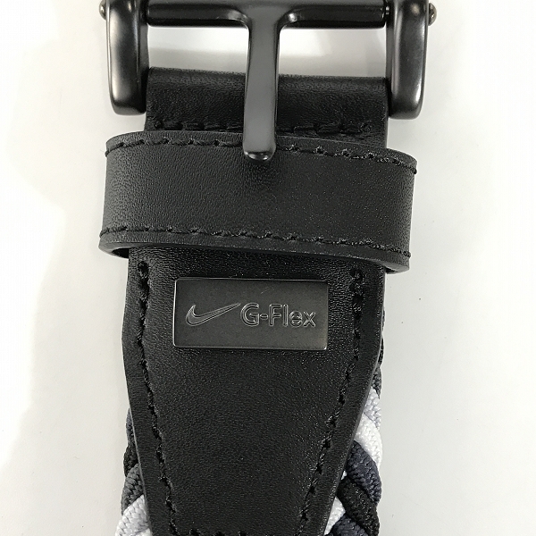 実際に弊社で買取させて頂いたNIKE GOLF/ナイキ ゴルフ G-Flex ストレッチウーブンマスターズゴルフベルト  ブラック ホワイトの画像 4枚目