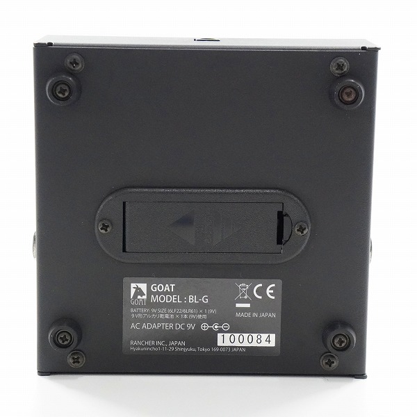 実際に弊社で買取させて頂いたGOAT/ゴート BL-G ANALOG DISTORTION GENERATOR ディストーション エフェクター 動作確認済みの画像 2枚目